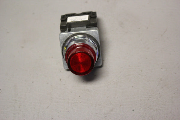 UNUSED SIEMENS RED ILLUMINATED PILOT LIGHT 52PL4D2XY