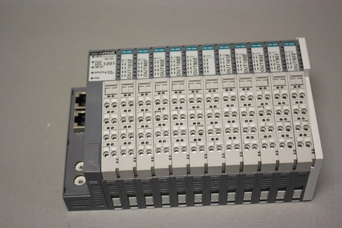 DANAHER SYQNET I/O RACK WITH 12 MODULES (1) TSIO-1001 (11) TSIO-4005
