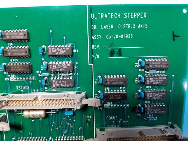Ultratech Stepper 5 Axis Laser Distribution Board 03-20-01926 Rev. A