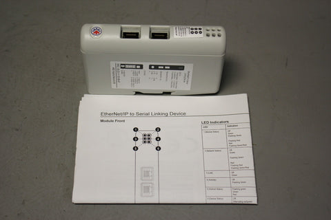 UNUSED ANYBUS HMS-EN2SE-R ETHERNET/IP TO SERIAL MODULE