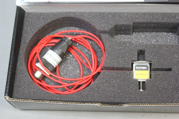 FUTEK MINIATURE S-BEAM LOAD CELL WITH CONNECTOR & BOX LSB200 10G