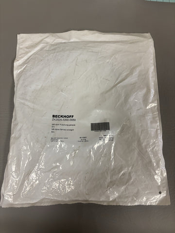 Beckhoff ZK2020-3200-0050 Single Ended Cordset M8 4Pin 5 Meters