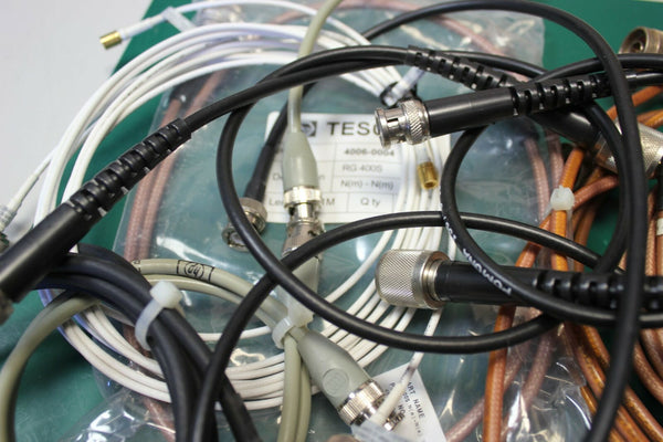 LOT OF RF MICROWAVE RF CABLES  