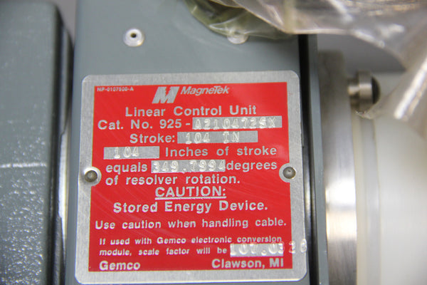 UNUSED MAGNETEK LINEAR CONTROL UNIT 925-A210472SX