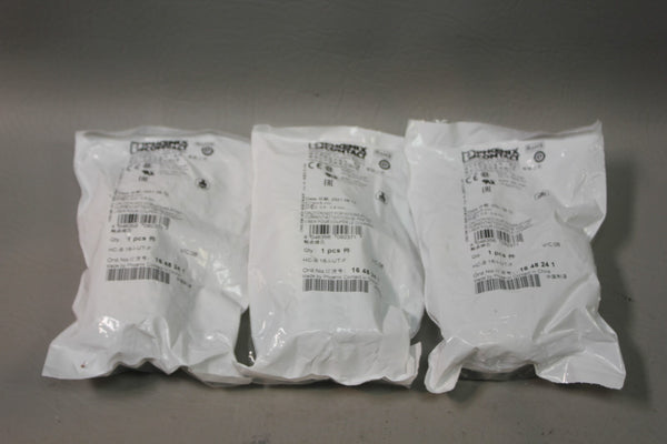 3 NEW PHOENIX CONTACT 16 POS CONTACT INSERT HC-B 16-I-UT-F 1648241