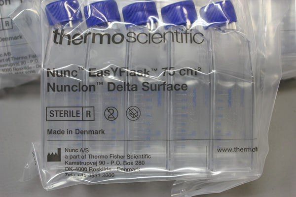 NEW THERMO SCIENTIFIC NUNC EASYFLASK 75CM NUNCLON CELL CULTURE 25 QTY