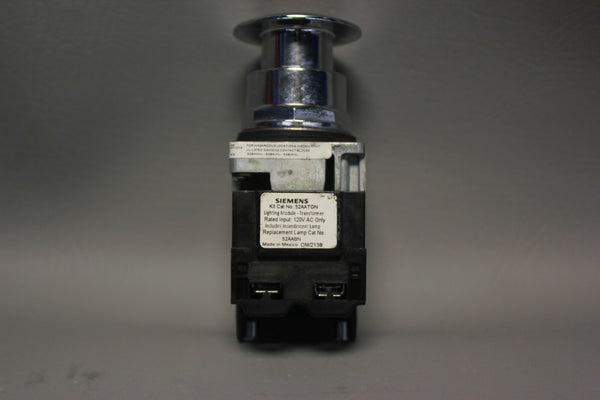 SIEMENS 52PP3G9U YELLOW PUSH BUTTON INTEGRAL LED LIGHTING MODULE