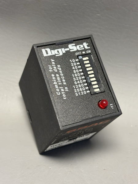 SSAC Digi-Set Time Delay Relay TDBL120ALD 120V AC 8 Pin TDR