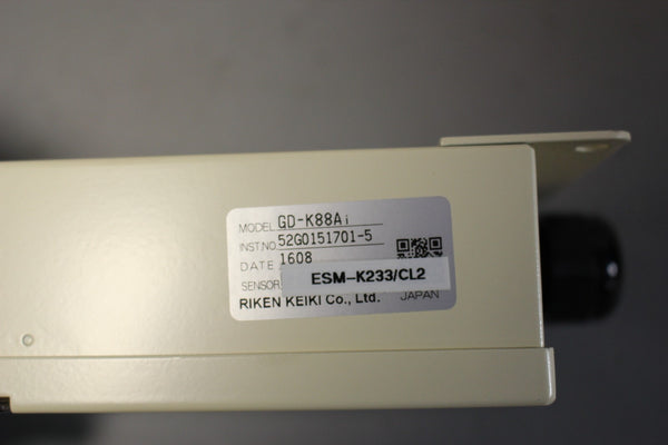 UNUSED RIKEN KEIKI GAS DETECTOR GD-K88Ai