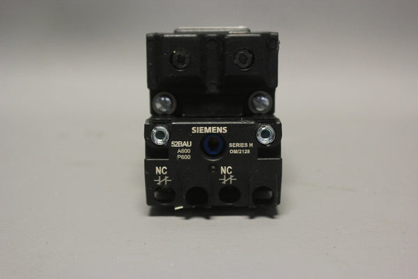 SIEMENS 52PP7E2U PUSHBUTTON PUSH-PULL ILL RED 3 POSITION NCLXLB-NC 120VAC/DC