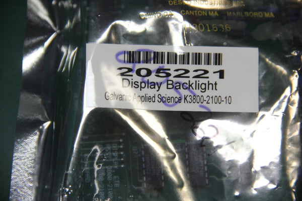 UNUSED MONITEK CT8 DISPLAY BOARD 3800-2100-10