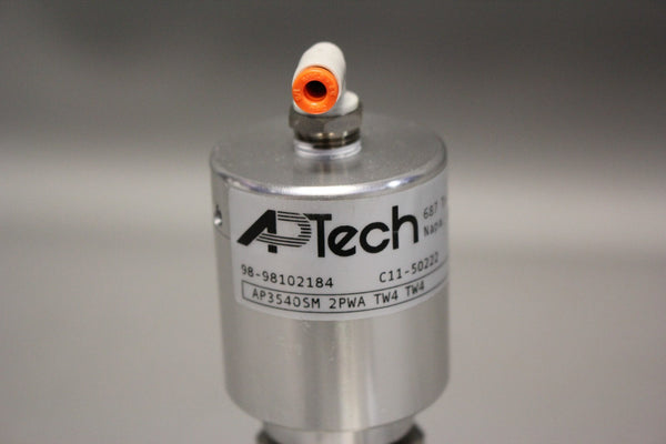 UNUSED APTECH STAINLESS DIAPHRAGM VALVE AP3540SM 2PWA TW4 TW4 145 PSIG 10 BAR