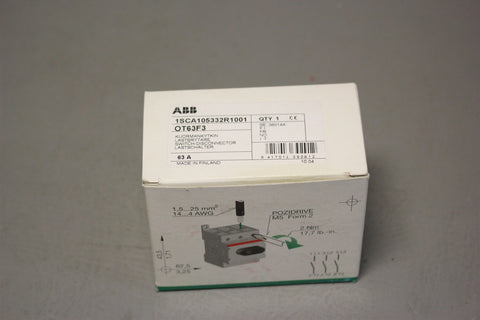 NEW ABB DISCONNECTOR SWITCH 1SCA105332R1001 OT63F3