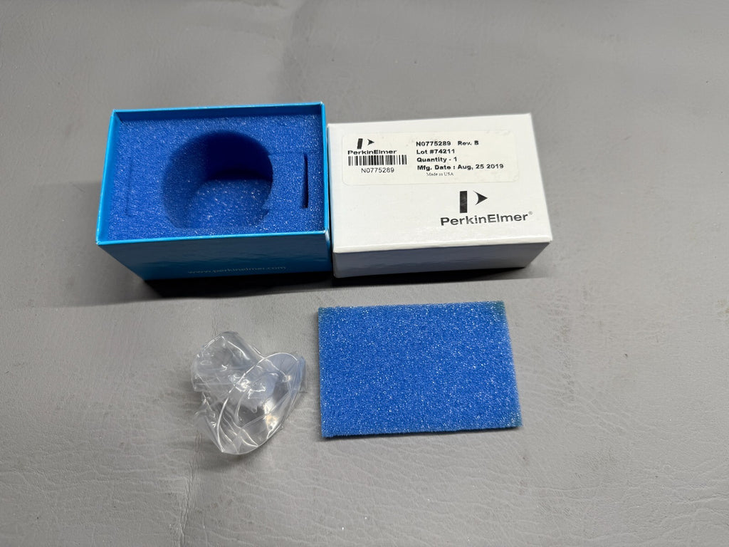NEW PERKIN ELMER OPTICAL EMISSION SPECTROMETER QUARTZ TORCH BONNET N0775289
