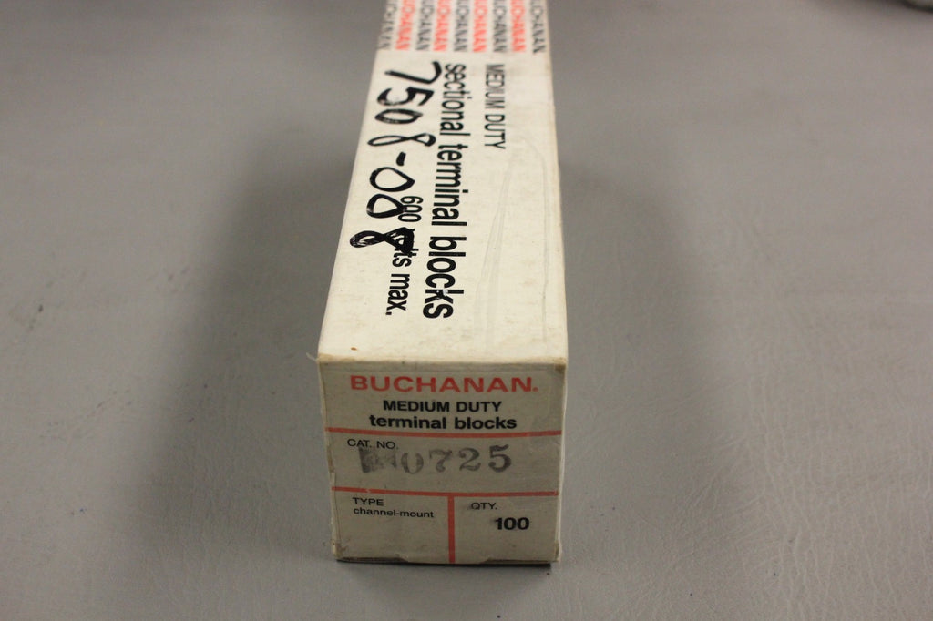 98 PCS BUCHANAN 0725 TERMINAL BLOCKS