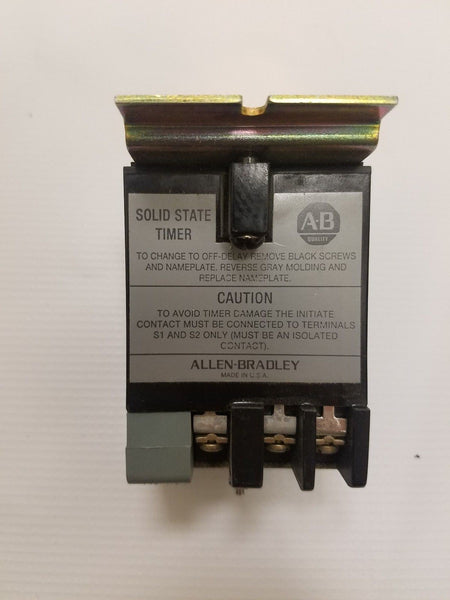 Allen Bradley Time Delay Range 852S-NSC 1-60 Sec Ser G Solid State Timer