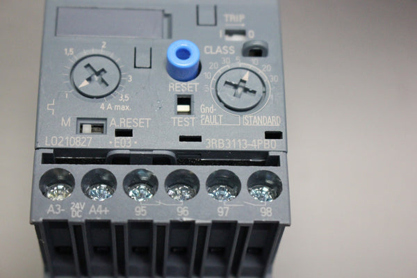 UNUSED SIEMENS SIRIUS  3RB3113-4PB0 OVERLOAD RELAY