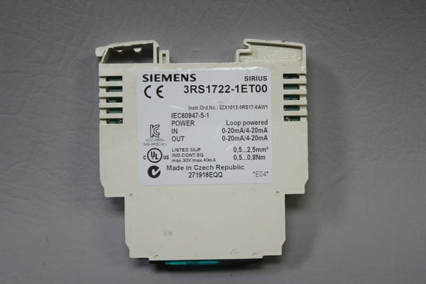 SIEMENS INTERFACE CONVERTER    3RS1722-1ET00
