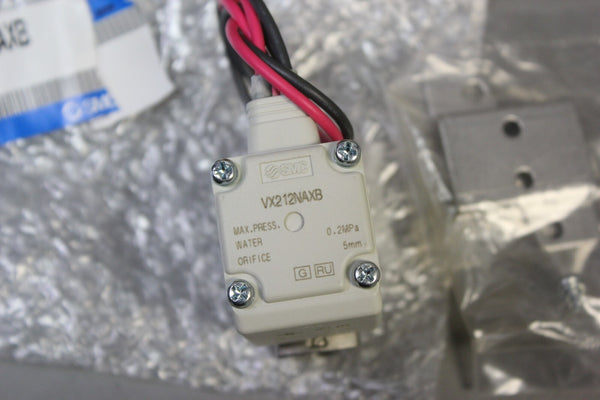NEW SMC DIRECT OPERATED 2 PORT SOLENOID VALVE FOR WATER VX212NAXB
