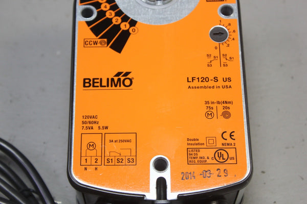 UNUSED BELIMO LFS20 US SPRING RETURN ACTUATOR