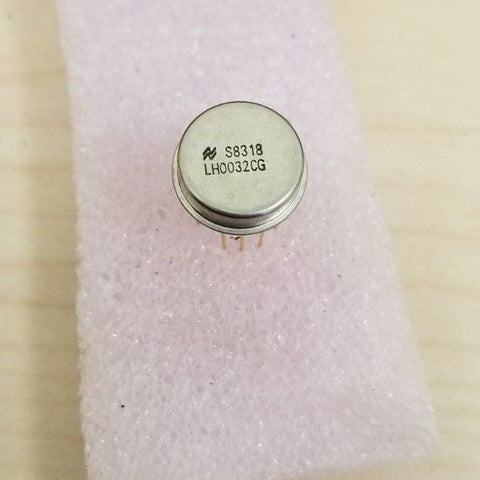 National Semi LH0032CG Ultra Fast FET OP AMP Gold Leads Metal Can New Old Stock