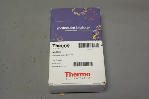 100 NEW THERMO SCIENTIFIC ADHESIVE SEALING SHEETS AB-0558