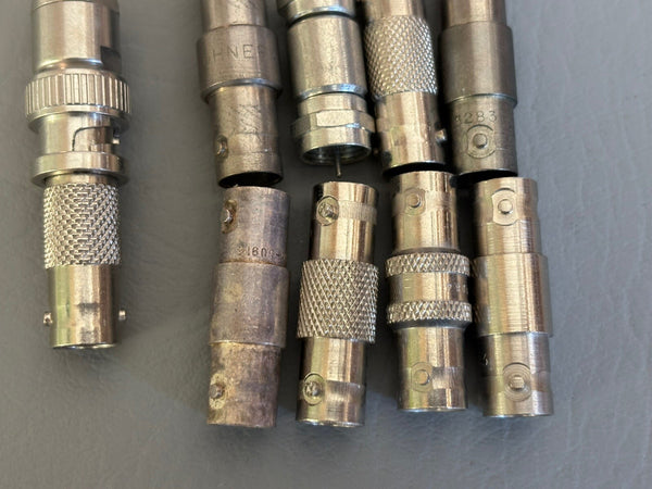 9- Pomona, Gilbert, Pasternack PE9084 BNC Adaptors Etc.