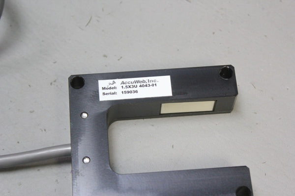 ACCUWEB MICRO 1000 WEB GUIDE SYSTEM W/CONTROLLER ACTUATOR & SENSOR CTL 1000-02