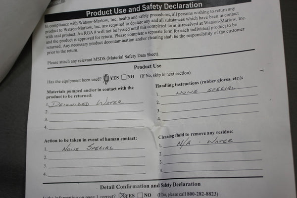 (30) WATSON MARLOW 32 CHANNEL PUMP HEAD  2 X 16 CHANNELS (PN: 023.1401.000)