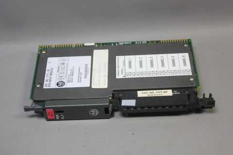 ALLEN BRADLEY RTD INPUT MODULE 1771-IR SERIES C