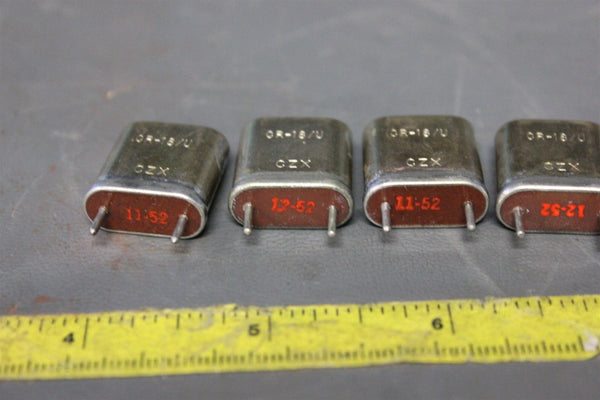 LOT OF 5 VINTAGE NOS CZX RADIO CRYSTAL CR-18/U 8275.000 KC HAM