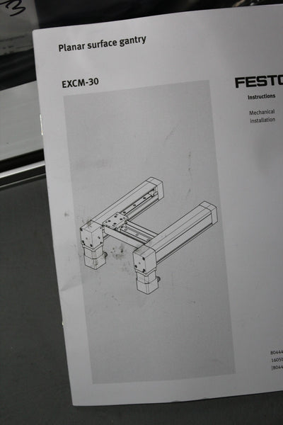 UNUSED FESTO PLANAR SURFACE GANTRY WITH INTEGRATED DRIVES AND CONTROLLER