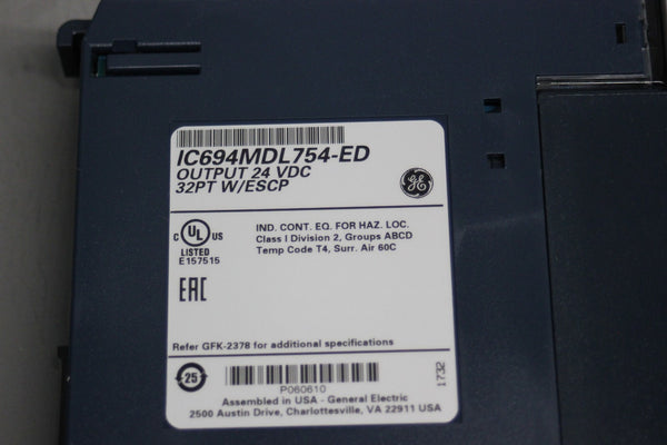 UNUSED GE RX3i PLC MODULE IC694MDL754-ED IC695MDL754