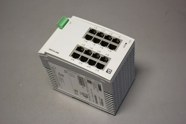 PHOENIX CONTACT 16 PORT ETHERNET SWITCH  FL SWITCH 2016