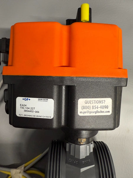 GEORG FISCHER  ELECTRICALLY ACTUATED BALL VALVE  150.104.227  TYPE 546   (C1)