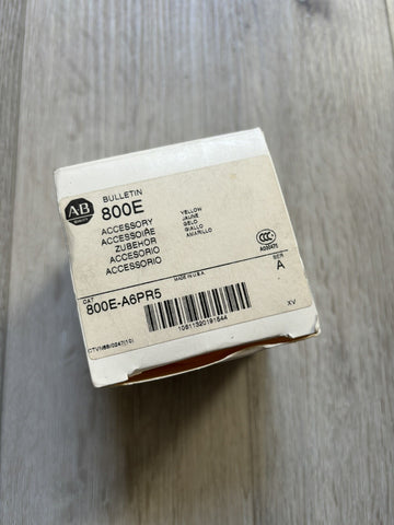 Allen-Bradley 800E-A6PR5 Yellow Plastic Guard for 800E Type Button 