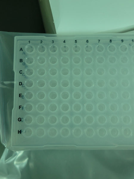 NEW OLYMPUS PLASTICS 0.2 ML 96 WELL PCR PLATE 27-108 FLAT RIM 10 PLATES