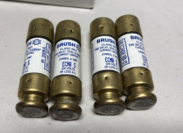 (4) Brush ECNR5 Time Delay Fuse RK5