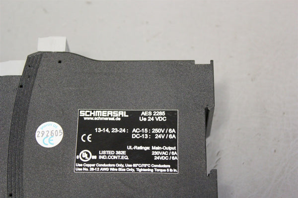 SCHMERSAL SAFETY RELAY AES2285-24VDC #2
