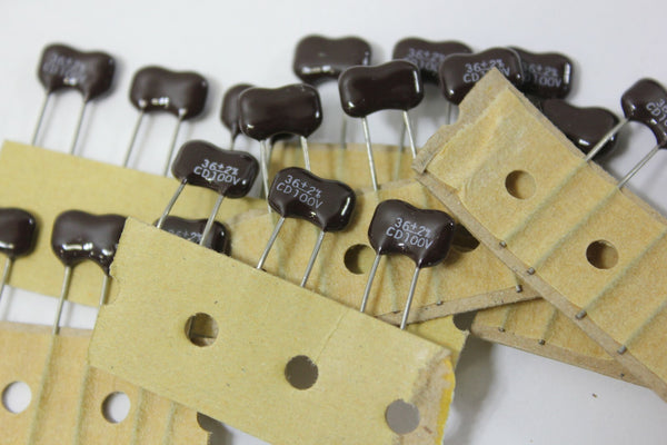 30 PCS 36±2% CD100V Capacitor lot Capacitor lot 