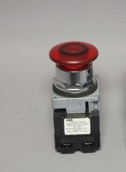 ABB RED ILLUMINATED PUSH/PULL PUSHBUTTON A3XML4R