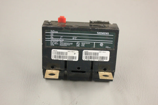 SIEMENS FD62T250 CIRCUIT BREAKER TRIP UNIT 250 AMP 2 POLE