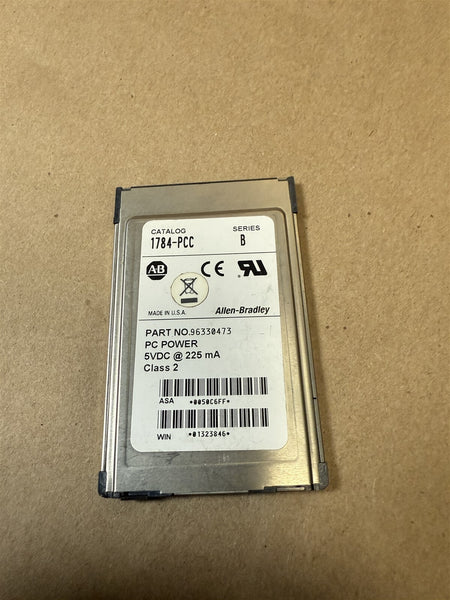 ALLEN BRADLEY PCMCIA INTERFACE CARD 1784-PCC B
