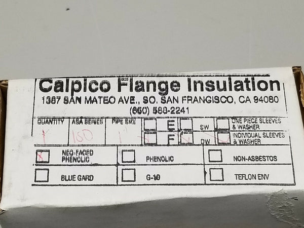 New Calpico Flange Insulation Kit ASA 150 1" 