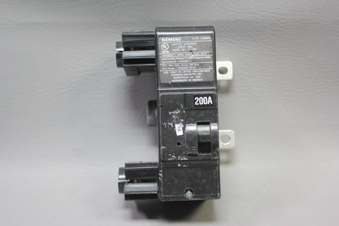 UNUSED SIEMENS 200A CIRCUIT BREAKER  P/N: EQ8695