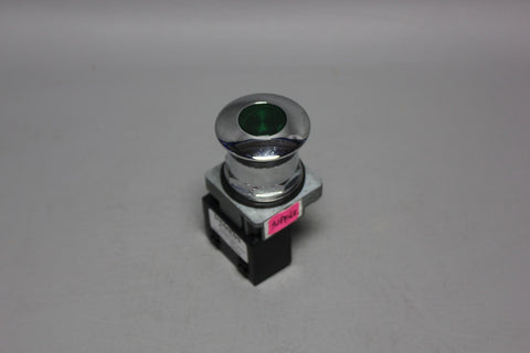 SIEMENS GREEN ILLUMINATED MUSHROOM HEAD PUSH PULL BUTTON 52PP2L3 W/O 52BJK