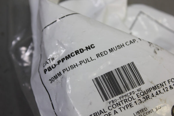 NEW C3 CONTROLS PUSH PULL RED MUSHROOM SWITCH PBO-PPMCRD-NC 30MM
