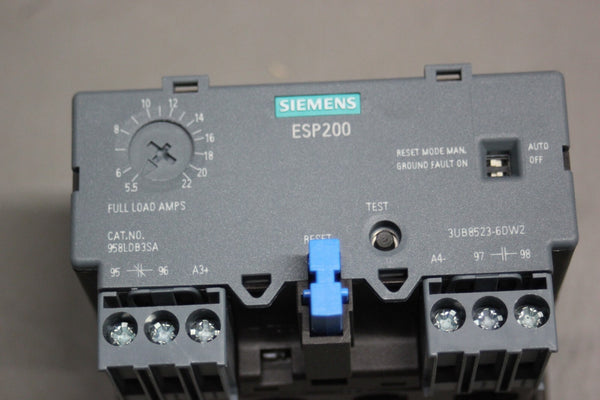 NEW SIEMENS SOLID STATE OVERLOAD RELAY 3UB8523-6DW2 958LDB3SA
