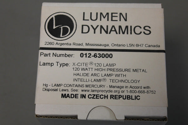 NEW LUMEN DYNAMICS 012-63000 X-CITE 120 LAMP