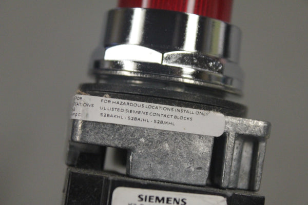 SIEMENS PILOT LIGHT MODULE 52AATGN 52PL4G2